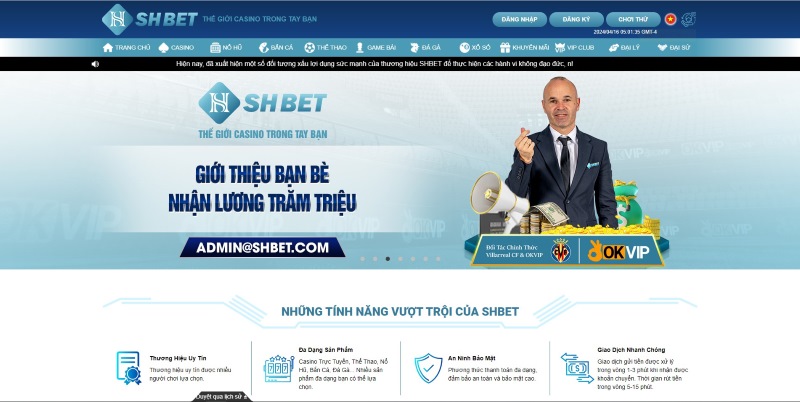 Nhà cái đã có hơn 10 năm trong ngành cá cược online